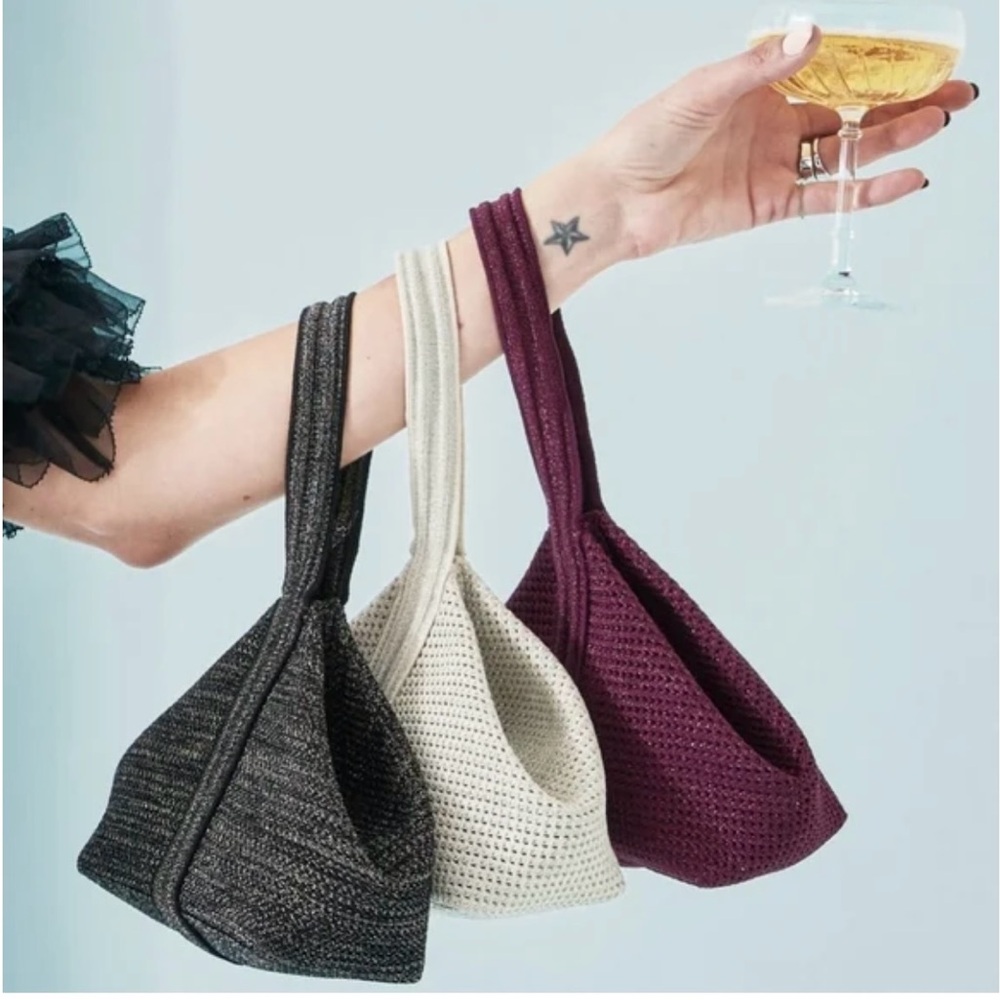 Rothy's The Party Pouch In Garnet - Rare Find!